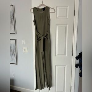 Alex Marie Khaki Sleeveless Jumpsuit S